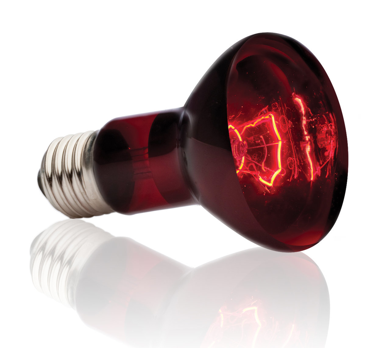 Exo Terra Heat Glo Infrarot-Wärmelampe, E27, für Reptilien/Terrarientiere, rot, fördert Wohlbefinden & Thermoregulierung, ideal nachts.