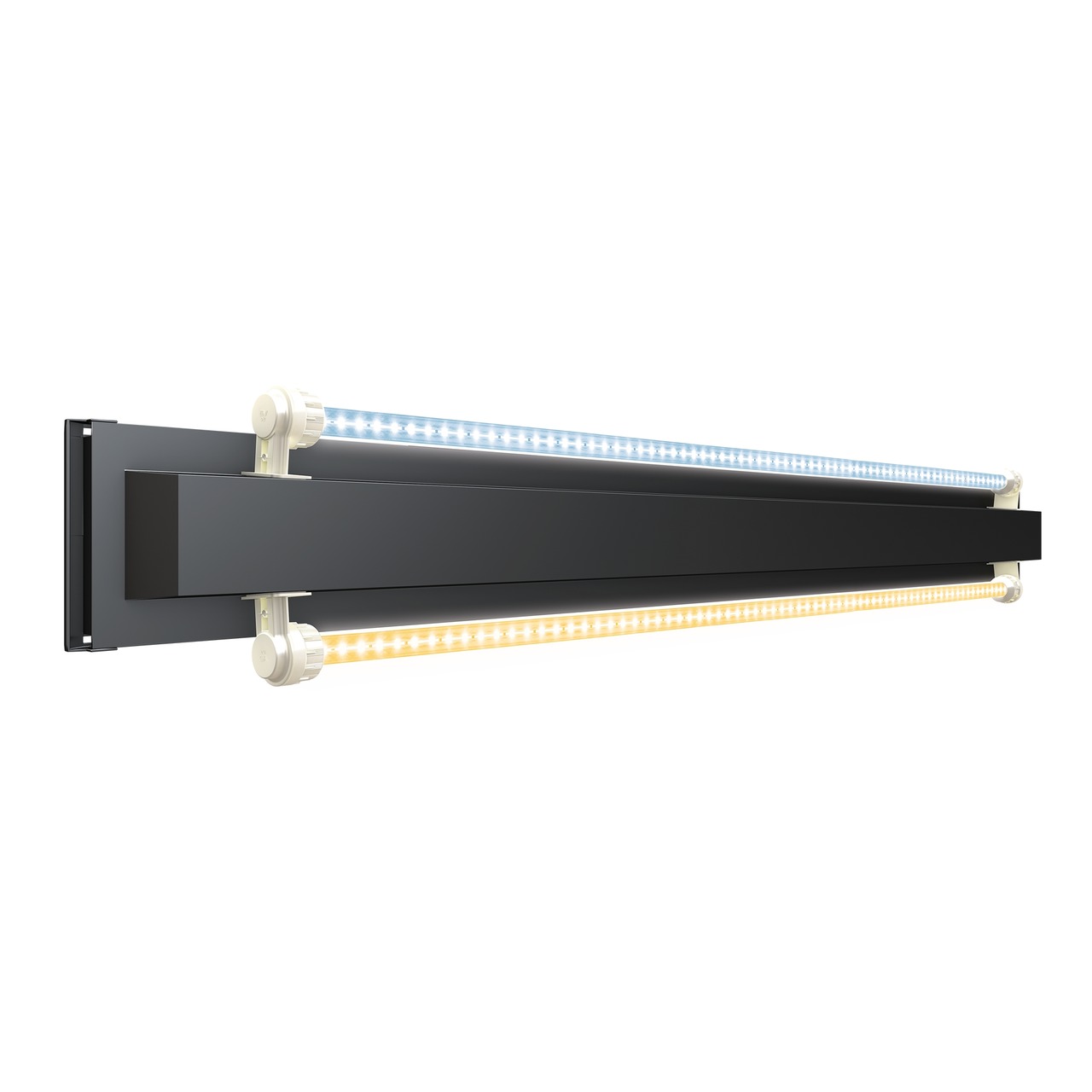 JUWEL MultiLux LED, LED-Beleuchtung für Aquarien, warmweiß & tageslichtweiß, fördert Pflanzenwachstum, brillante Farben, schwarz.