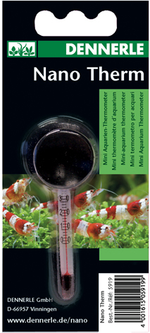 Dennerle Nano Therm Mini Aquarien-Thermometer Aquarium Zubehör