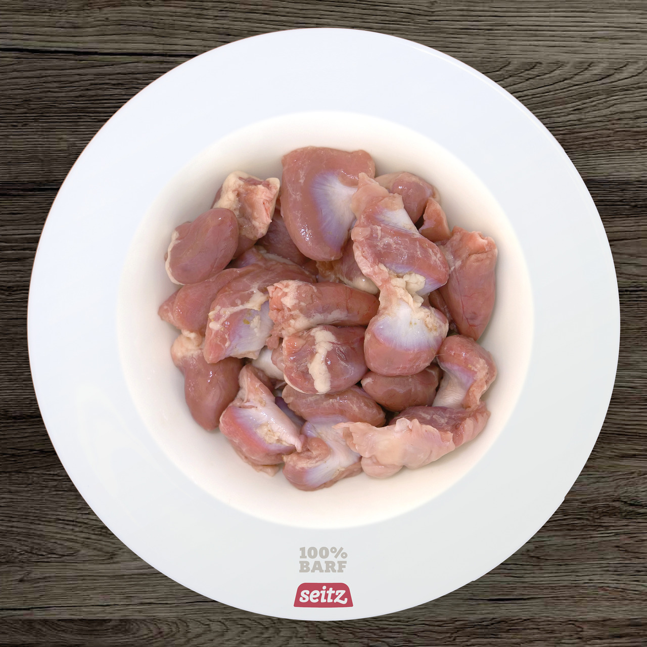 Seitz 100% BARF Hühnerherzen, für Hunde & Katzen, roh, ideal für artgerechte Ernährung. Menge nicht erkennbar.