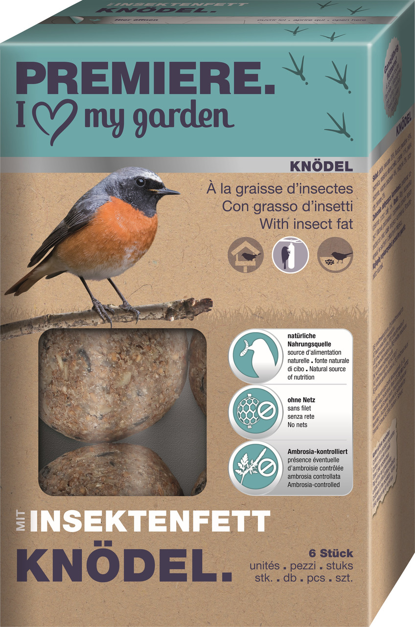 PREMIERE Insektenfett-Meisenknödel 6 Stück