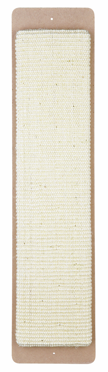 TRIXIE Kratzbrett f. Katzen, Sisal-Oberfläche, Holzplatte, nat. Farbe, ideal z. Krallenwetzen, Möbel schonen, Maße: ca. 50x15 cm.