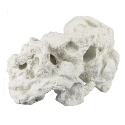 AQUA DELLA Dekostein, für Aquarien/Terrarien, porös, Versteck f. Fische/Reptilien, naturnah, weiß, natürl., ideal zur Gestaltung.