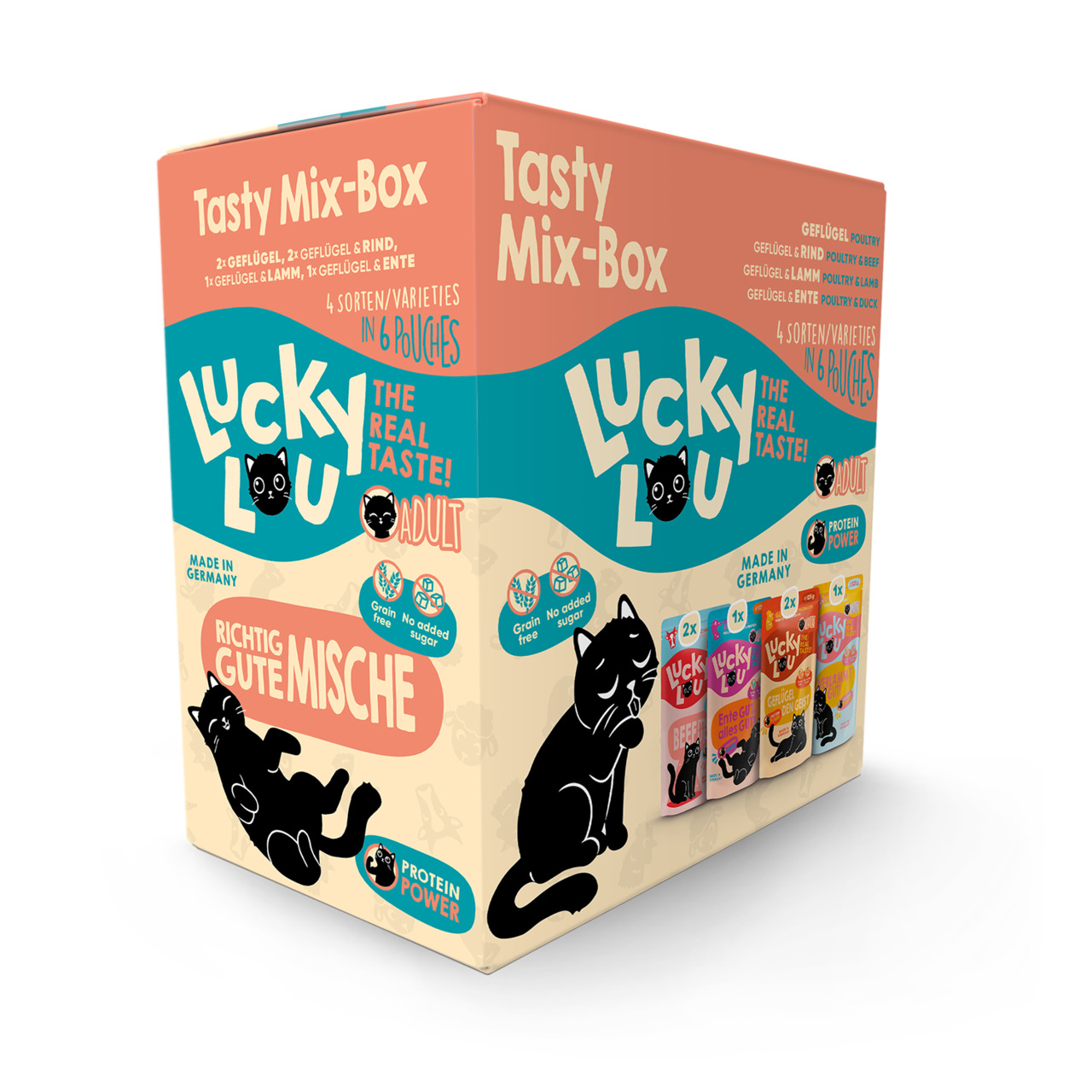 Lucky Lou Adult Tasty-Mix 6x125 g