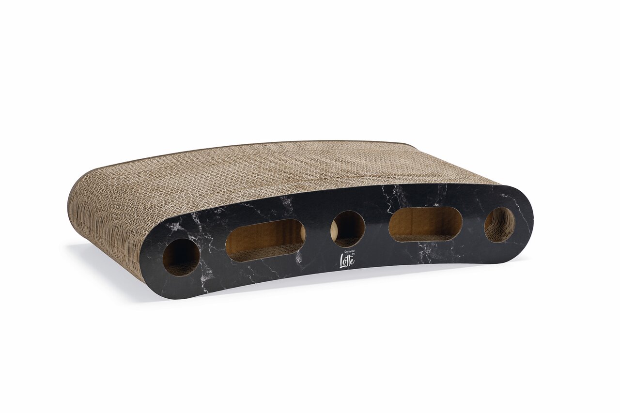 Designed by Lotte, Futterstation für Hunde, Holzdesign, robust und stylisch, geeignet für zwei Näpfe, Menge: nicht erkennbar.