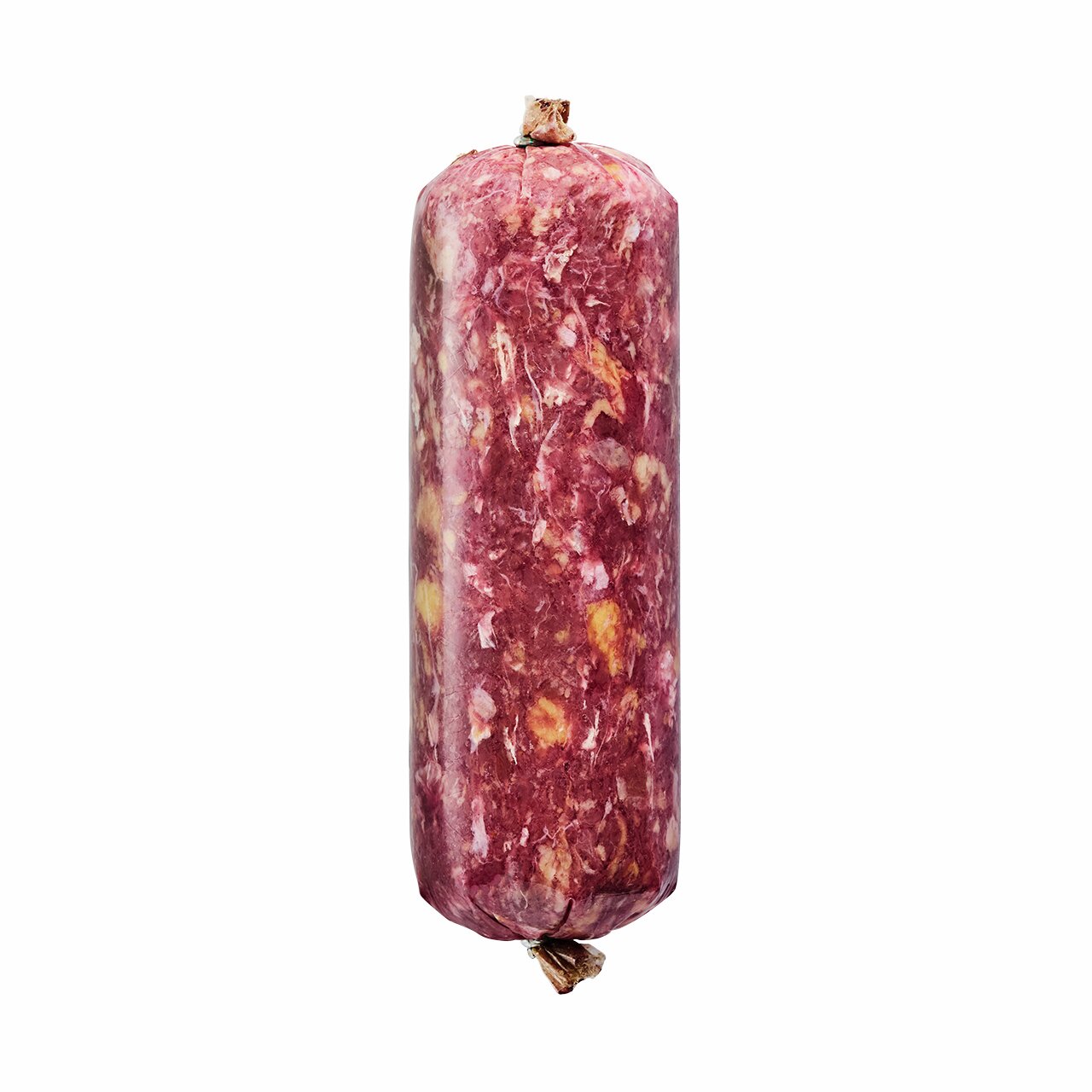 Lottis Häppchen Nassfutter für Hunde, Geschmacksrichtung Rind, 500 g, hochwertig, artgerechte Ernährung, grobe Fleischstruktur.