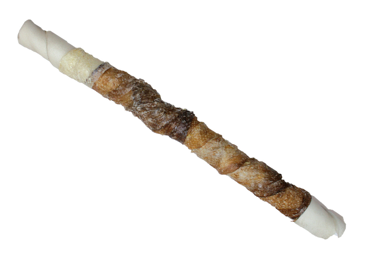 CROCI Hundekauknochen, für alle Hunde, Rinderhaut mit Hühnerfleisch, Zahnpflege & Belohnung, schmackhafte Beschäftigung.