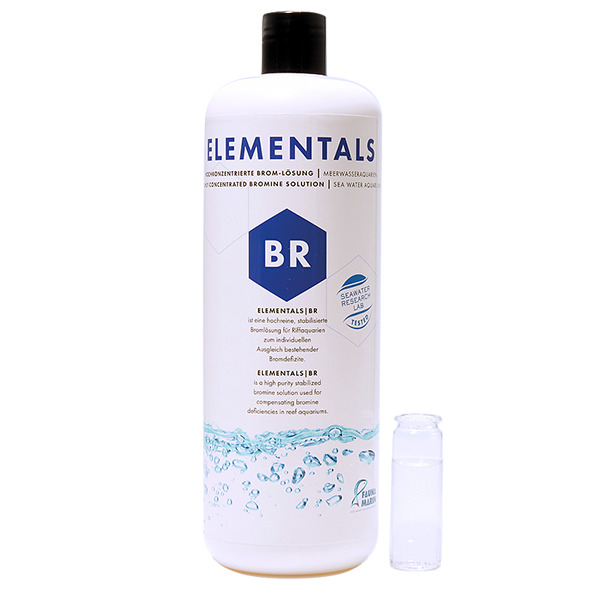 FAUNA MARIN ELEMENTALS BR, Bromlösung f. Meerwasseraquarien, kompensiert Brommangel, 1000 ml, inkl. Messbecher.
