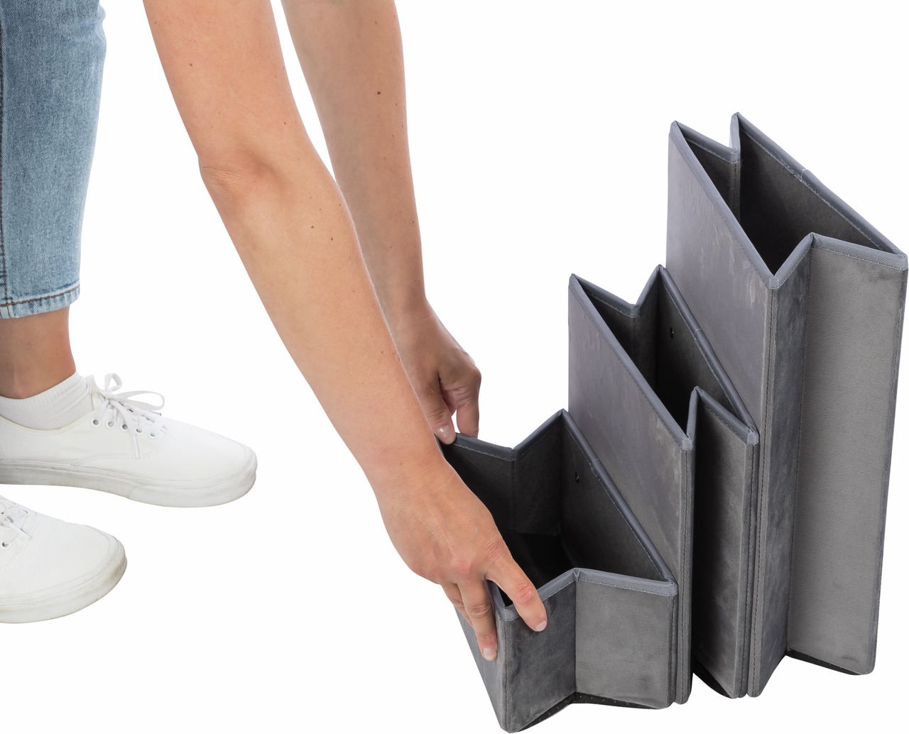 TRIXIE Hunderampe, faltbar, robust, rutschfest, für Hunde, ideal für drinnen & draußen, hilft Höhen zu überwinden.