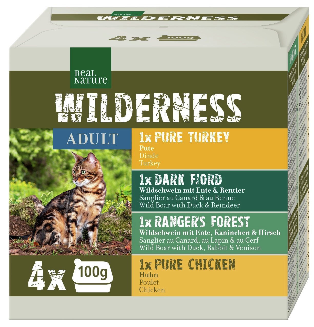 REAL NATURE Wilderness Adult Mix 2 4 x 100 g