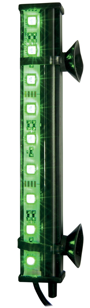 HOBBY AquaLighter LED-Aquarienlicht, grün, mit Saugnäpfen, fördert Pflanzenwachstum, gleichm. Beleuchtung, für Aquarien.