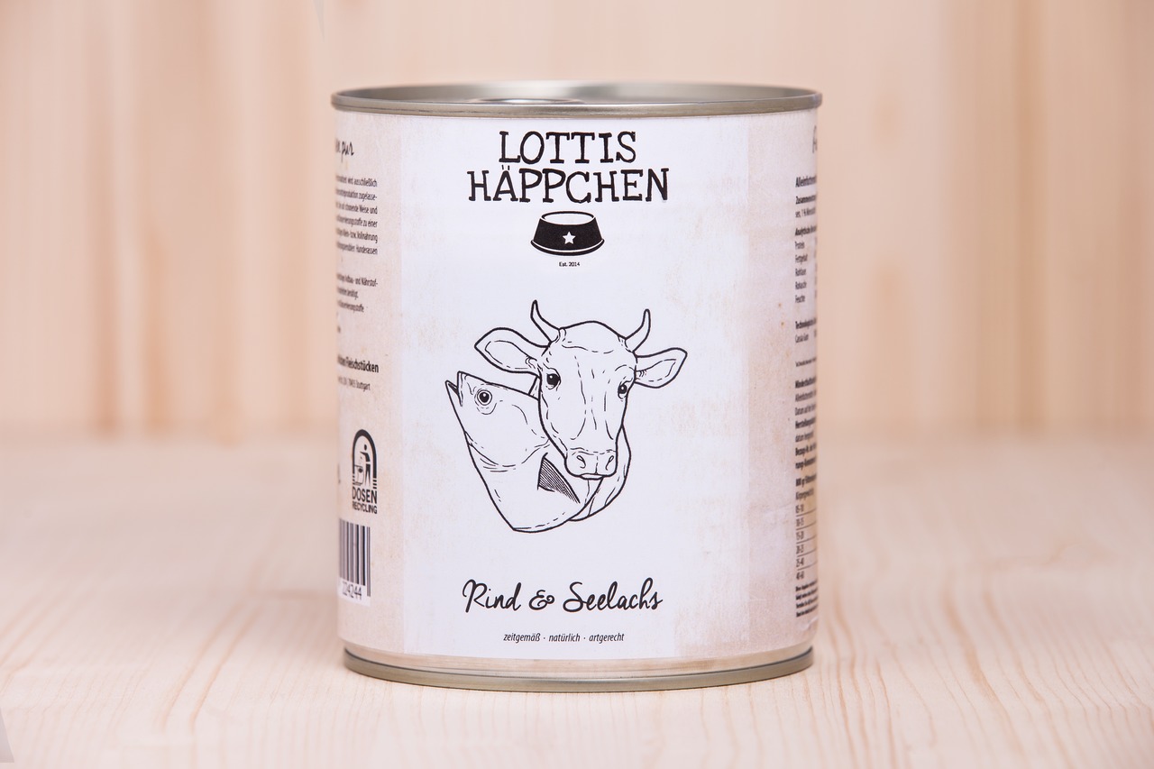 Lottis Häppchen „Lottis Häppchen“, Hunde, Rind & Seelachs, 400 g, mit Illustrationen von Rind & Fisch.
