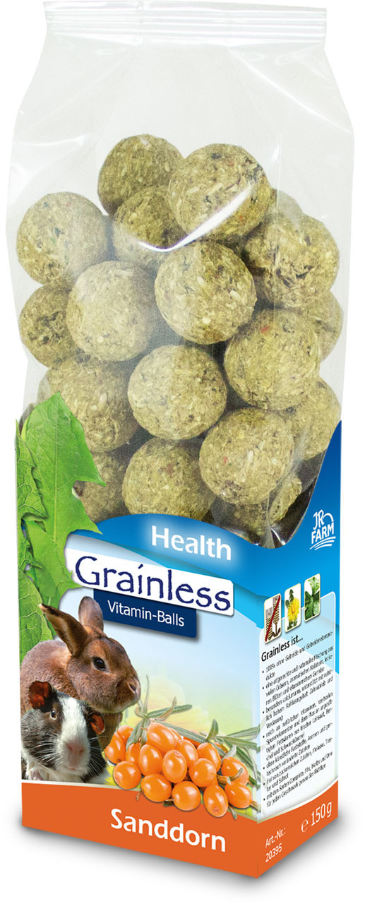 JR Farm Grainless Fit & Healthy Vitamin-Balls Sanddorn Nager Snack 150 g