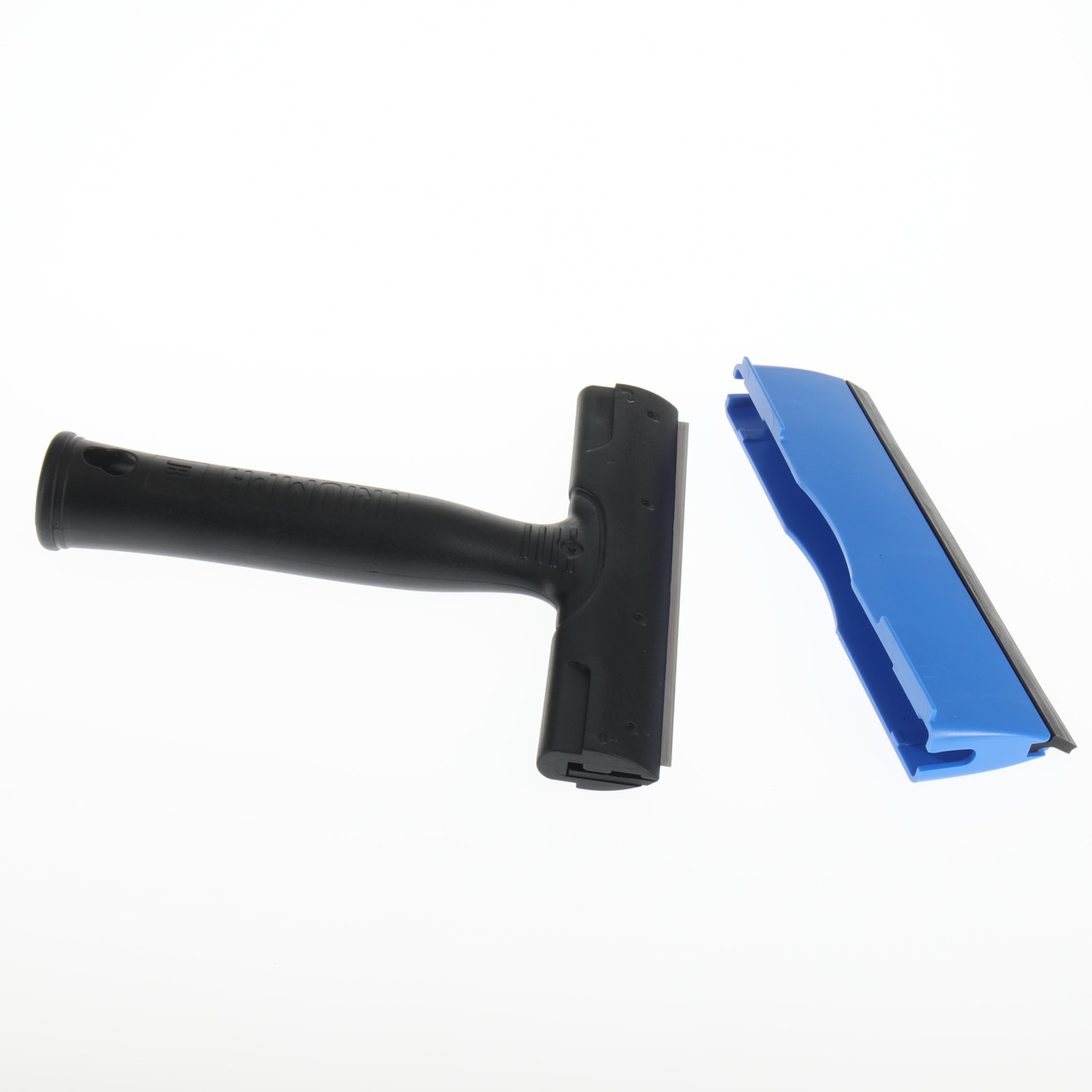 JBL Aqua-T Handy, Scheibenreiniger f. Aquarien, f. Aquarienbesitzer, entfernt Algen/Schmutz, schwarzer Griff, blaue abnehmbare Klinge.