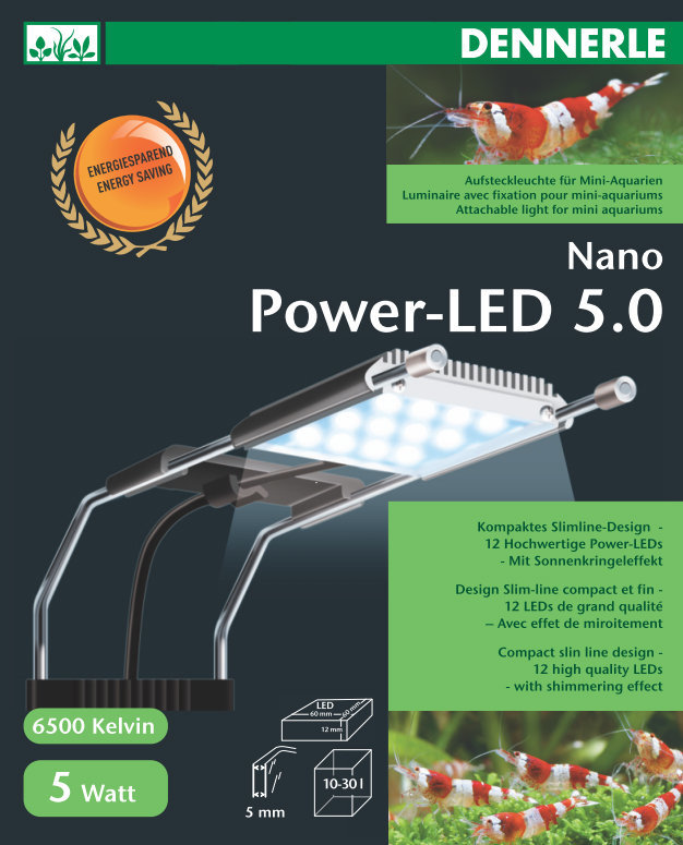 Dennerle Nano Power-LED 5.0 Aquarium Beleuchtung 1 Stück