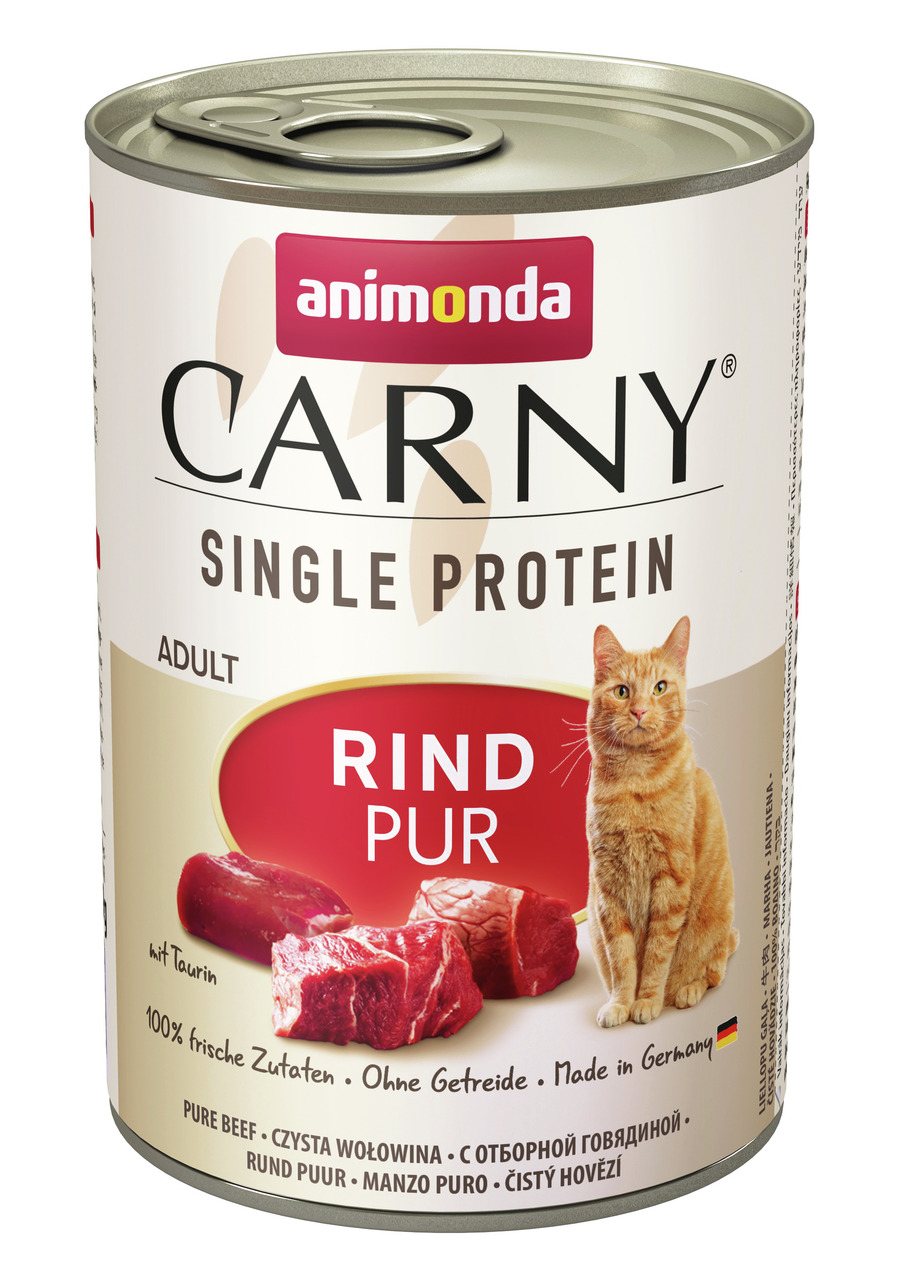 Animonda Carny Adult Single Protein Rind pur Katzen Nassfutter 400 g