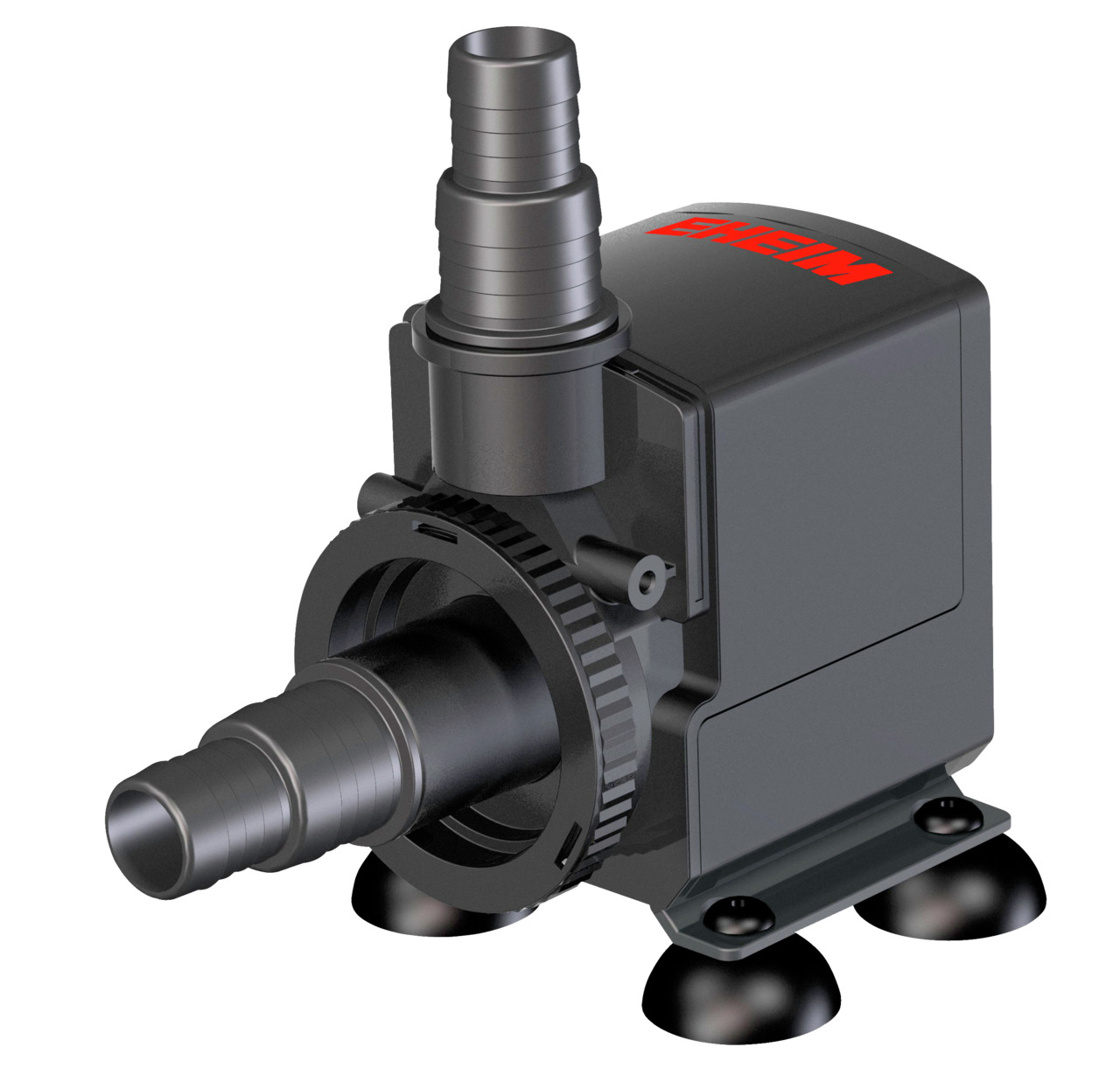 EHEIM Universalpumpe 1250, für Aquarien-Teiche, schwarz, robust, für Süß--Meerwasser, Aquaristik-Enthusiasten, kompakt, Saugnäpfe.