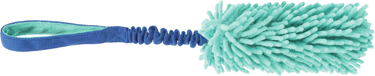 TRIXIE Junior Spieltau, interaktives Hundespielzeug für Welpen/kleine Hunde, türkis, fördert Zahnpflege, ideal für Zerrspiele.