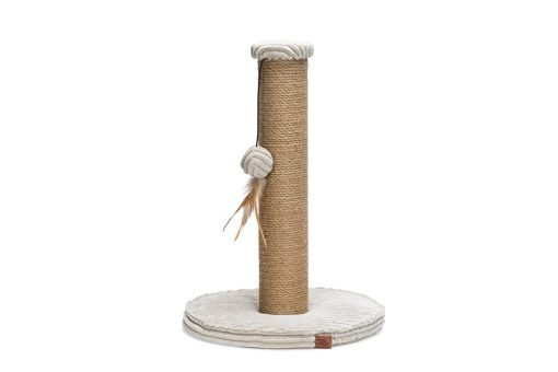 Kratzbaum Designed by Lotte, Katzen, Sisalstamm, weiche Basis, inkl. Spielzeug, Höhe ca. 50 cm, ideal für Krallenwetzen & Spielspaß.