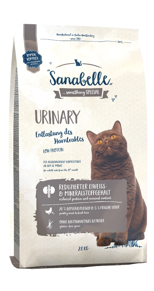 Sparpaket Sanabelle Urinary 2 x 2kg Katzentrockenfutter