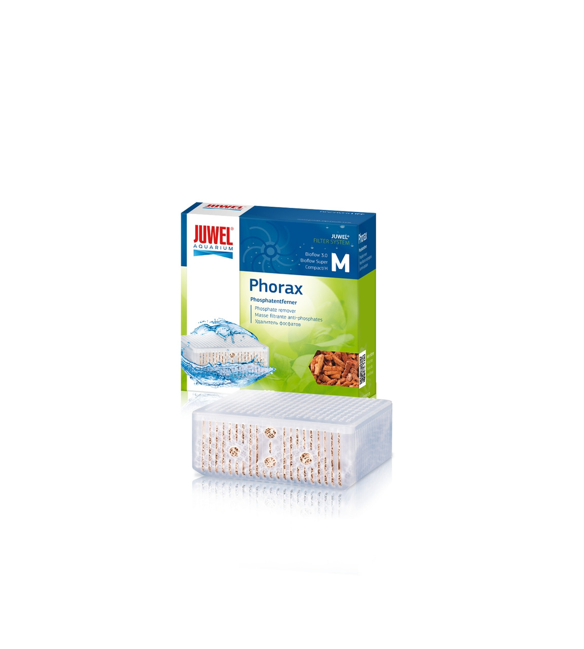 JUWEL Phorax, Phosphatentferner für JUWEL Filtersystem, für Aquarienbesitzer, Größe M, 1 Filtereinheit, verbessert Wasserqualität.