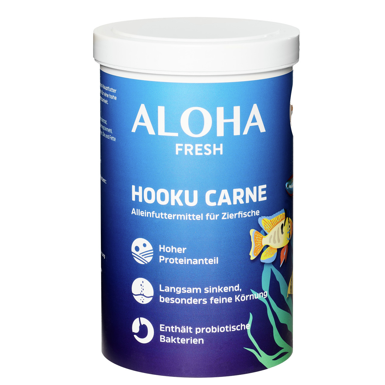 Aloha Fresh Hooku Carne Granulat Aquarium Fischfutter 500 ml / 300 g