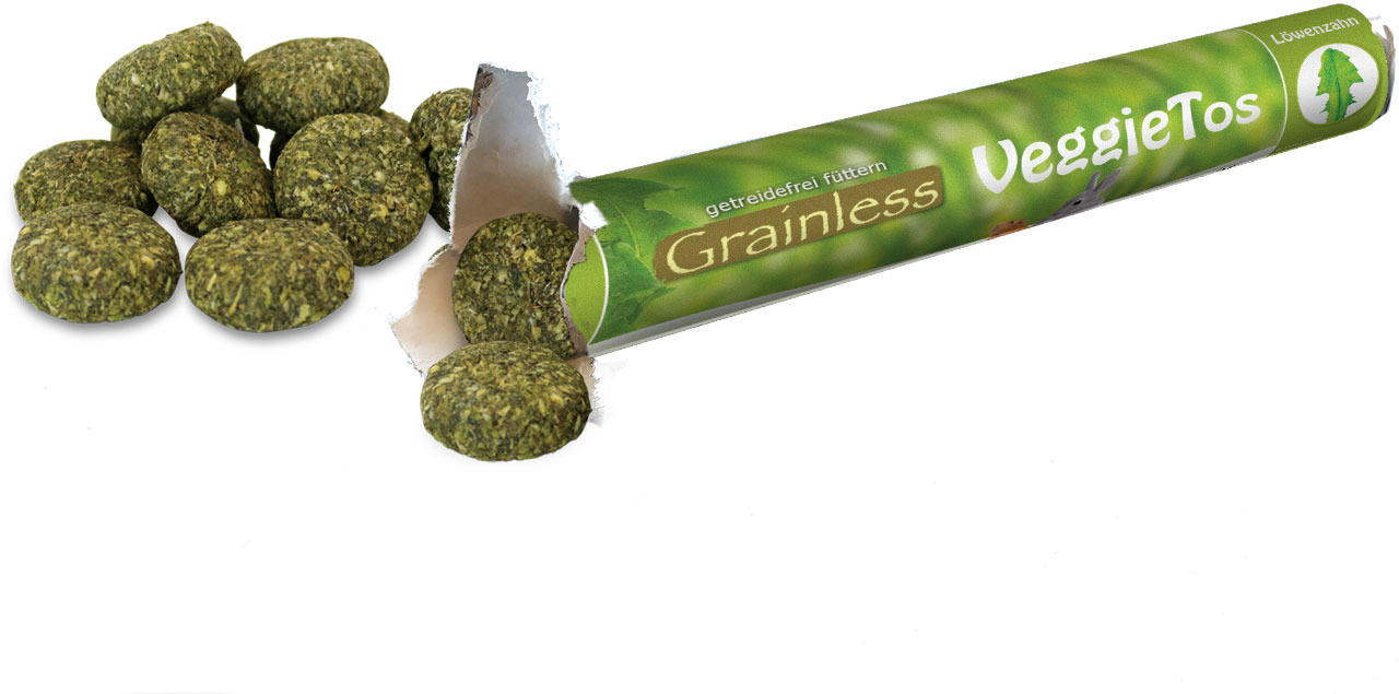 JR Farm Grainless VeggieTos Löwenzahn Nager Snack 25 g