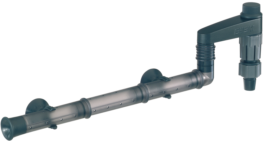 EHEIM InstallationsSet 2, Zubehör für Aquarienfilter, für Aquarienbesitzer, optimale Wasserführung, gleichm. Verteilung, schwarz, klar.