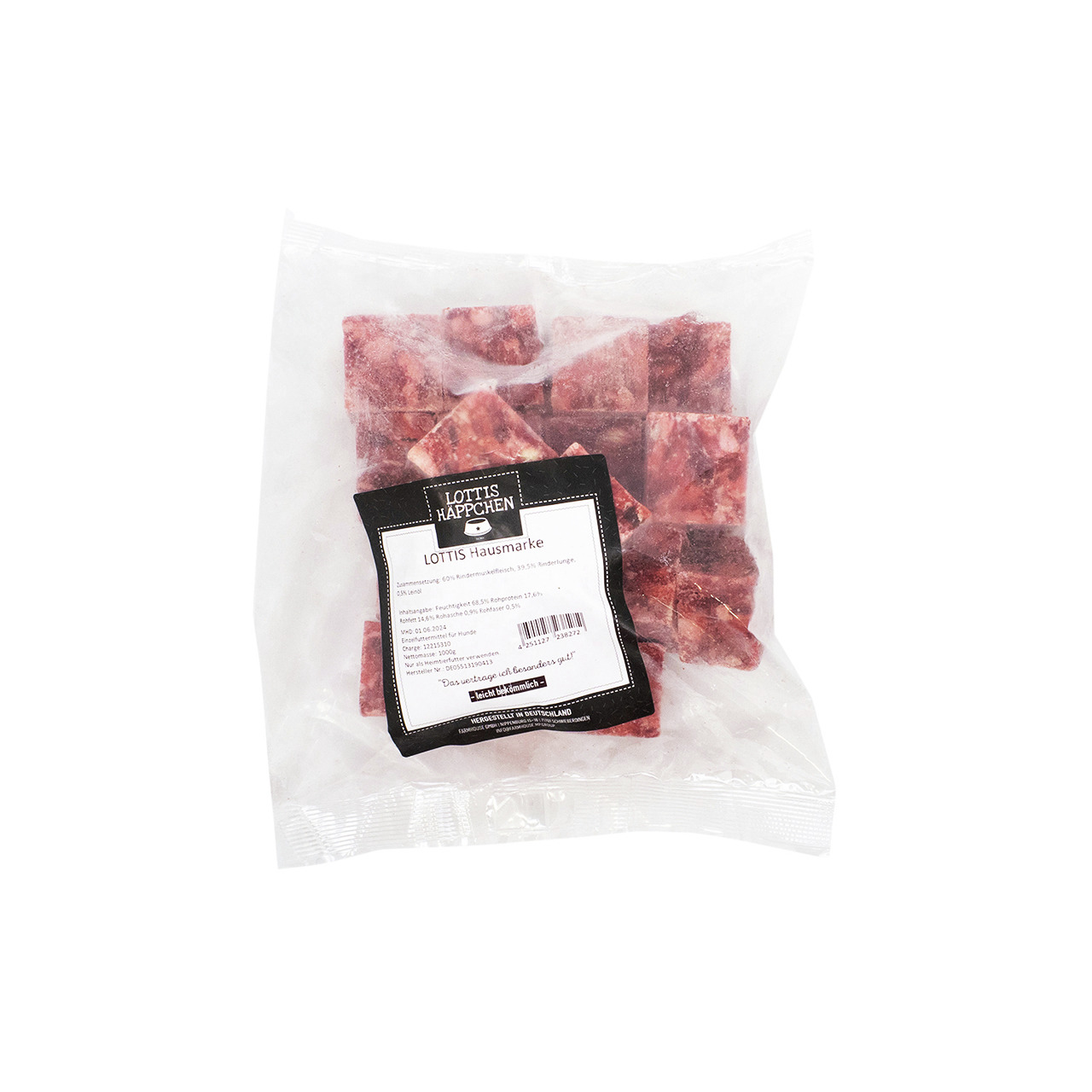LOTTIS HÄPPCHEN Traditionell Tiefkühl Würfel 1 kg