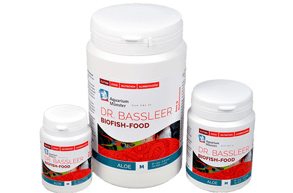 Aquarium Münster Dr. Bassleer Biofish Food Aloe, für Aquarienfische, mit Aloe für Fischgesundheit, Größen inkl. M.
