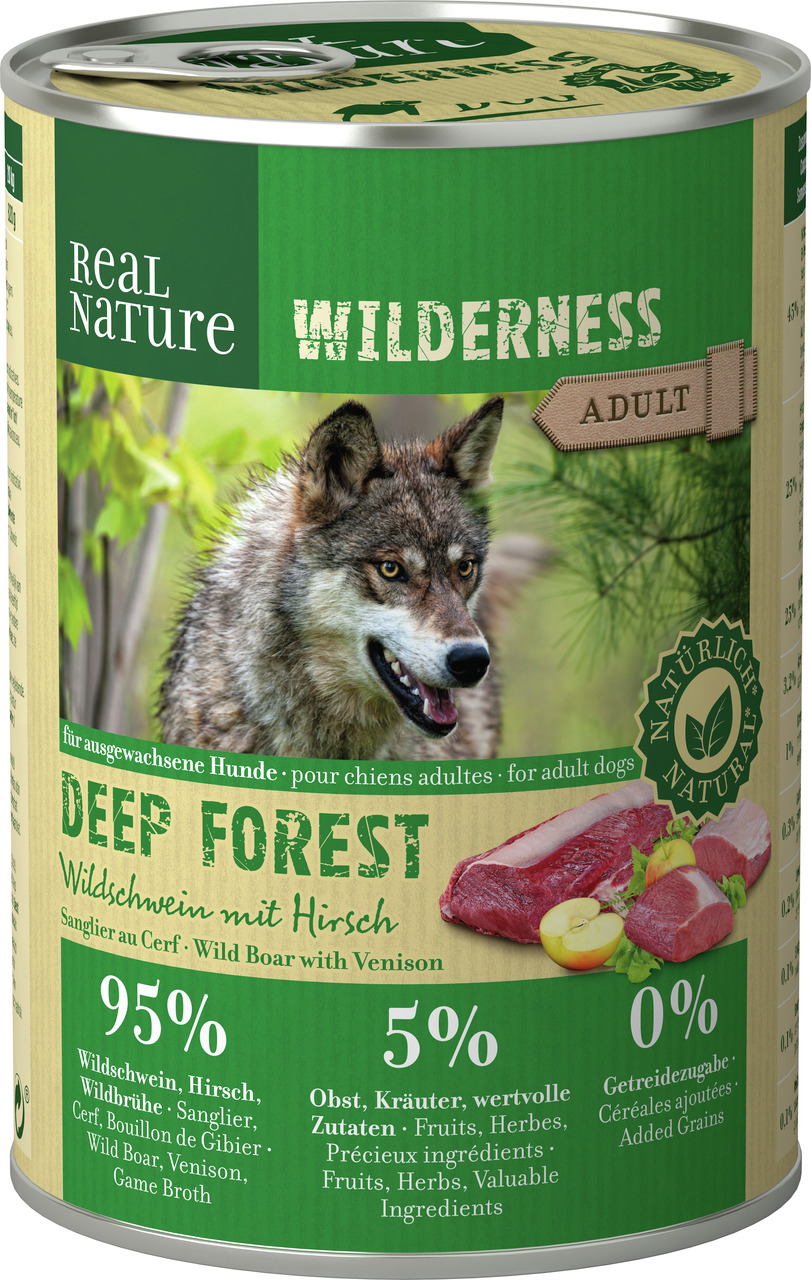 REAL NATURE Wilderness Hirsch und Wildschwein 400 g