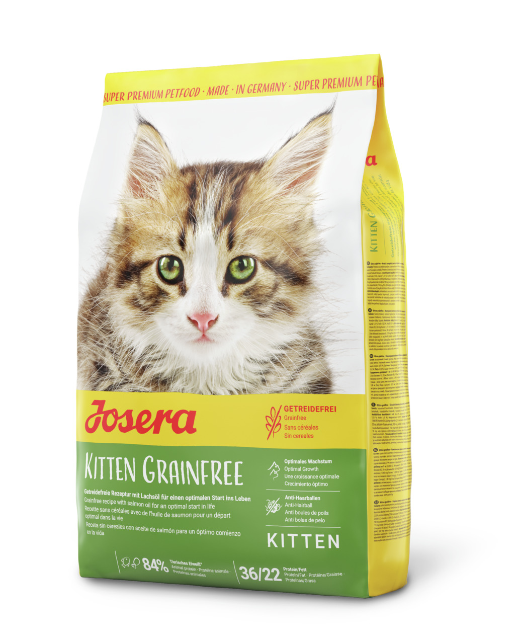 Sparpaket Josera Kitten Grainfree 2 x 2kg Katzentrockenfutter