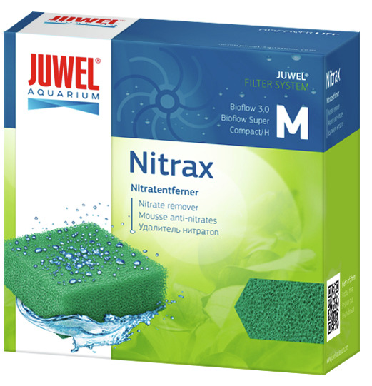 JUWEL Nitrax Nitratentferner, Filtereinsatz Gr. M für Bioflow 3.0, für Aquarien, reduziert Nitrat, fördert gesunde Wasserqualität.