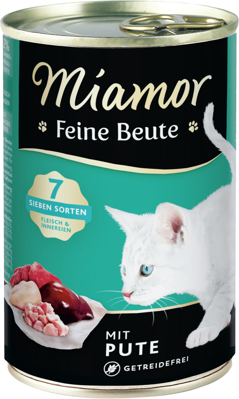 Miamor Feine Beute mit Pute Katzen Nassfutter 400 g