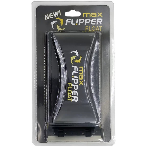 Flipper Max Float, Reinigungswerkzeug für Aquarienbesitzer, schwimmendes Design, effizient, schwarz.