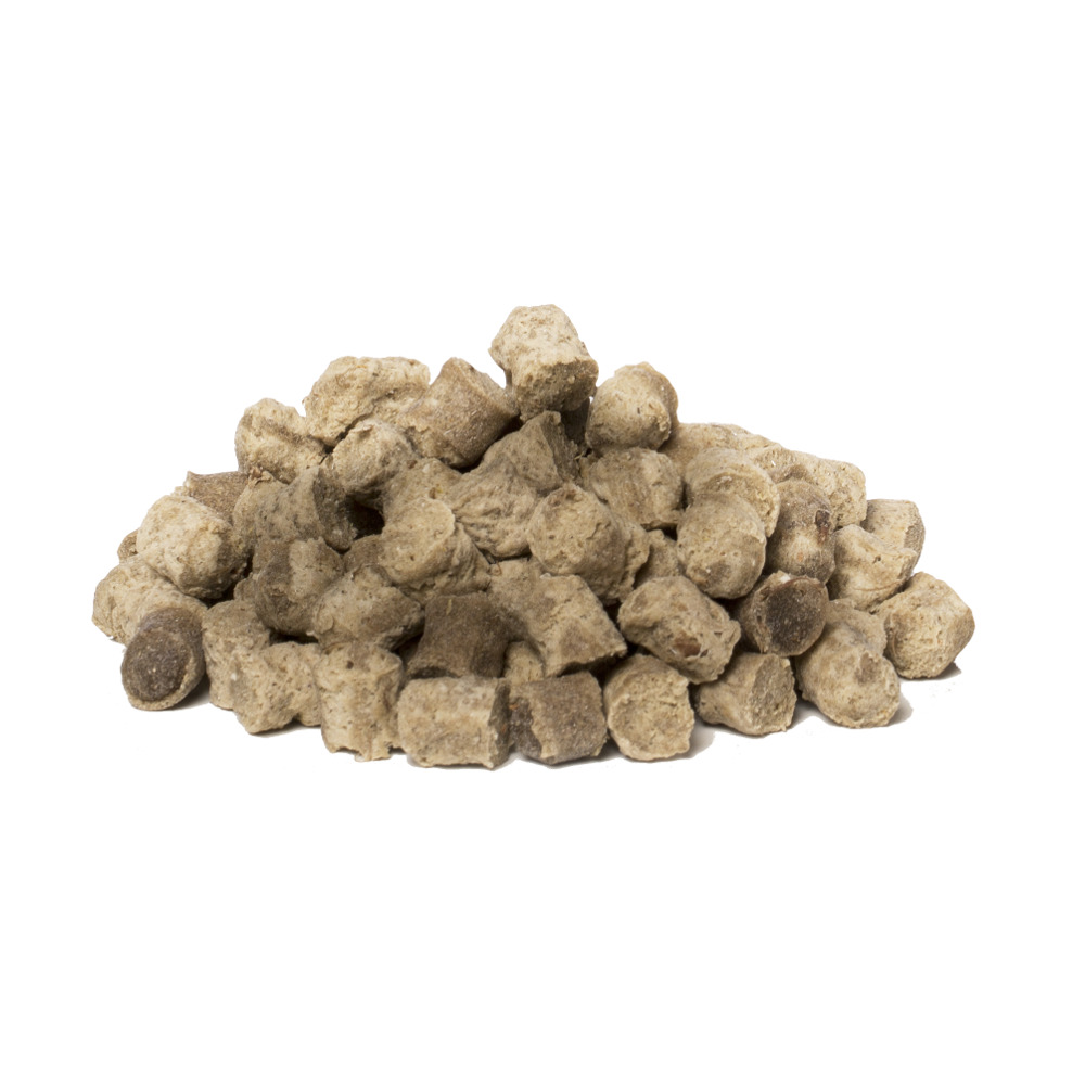 Chewies Trainingshappen Geflügel, für Hunde, weiche Leckerli-Würfel, ideal für Training/Belohnung, hochwertige Zutaten.