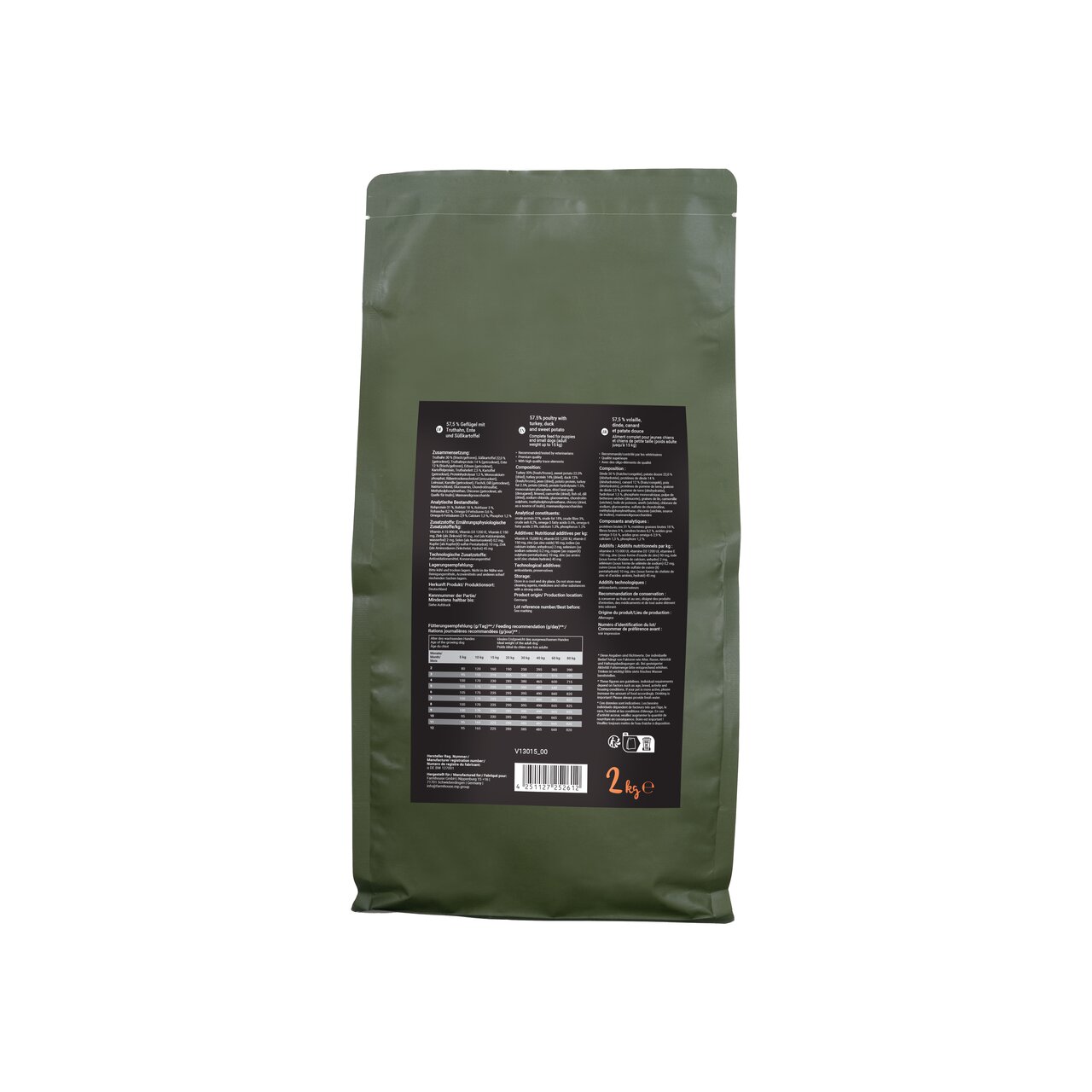 LOTTIS HÄPPCHEN Hundefutter für Hunde, Geschmacksrichtung nicht erkennbar, 2 kg Packung, hochwertige Inhaltsstoffe.