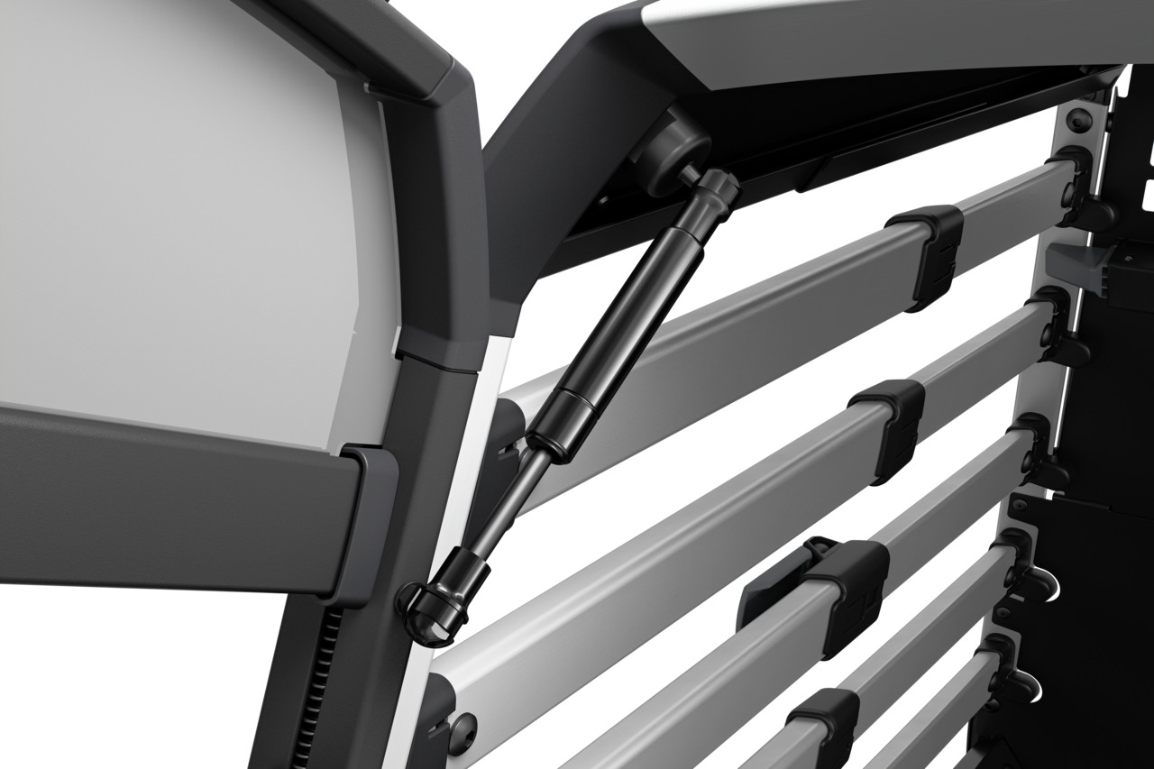 Thule Hundetransportkäfig, robust, Alurahmen, Gasdruckfeder, stabil & sicher, für Hunde im Auto, langlebig, hochwertige Verarbeitung.