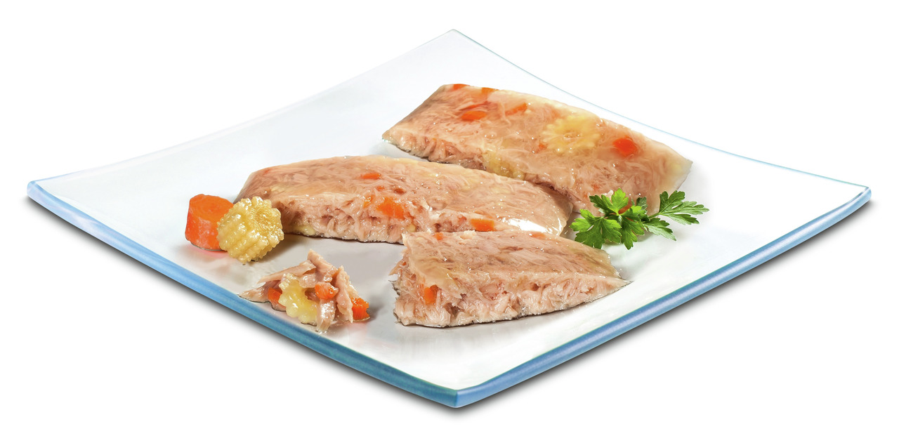 PREMIERE Nassfutter f. Katzen in Gelee, mit Karotten & Mais, Petersilie, ausgewogene Mahlzeit, 4047777169383.