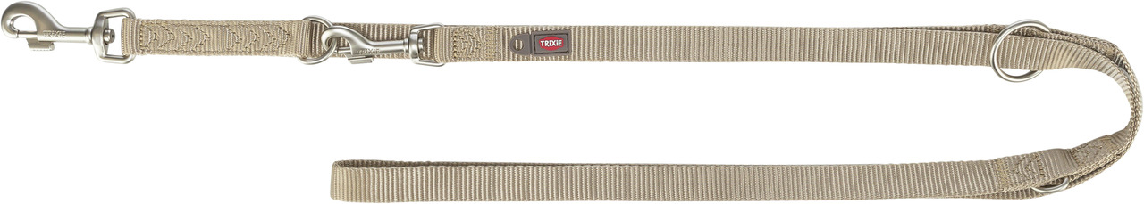 TRIXIE Prem V-Leine, L–XL: 2m/25 mm, sand