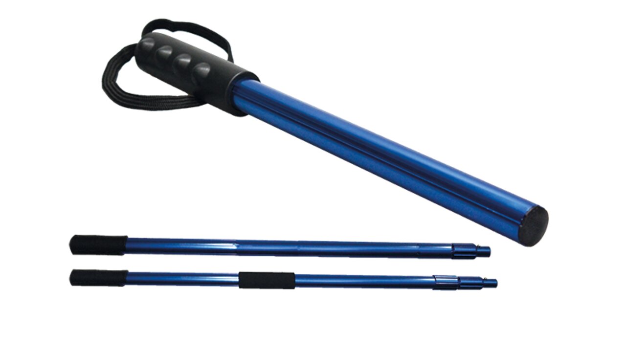 Unique Koi Kescherstab, für Teichbesitzer-Koi-Liebhaber, leicht, robust, ergonom. Griff, blau, ideal zum Fischen-Reinigen.
