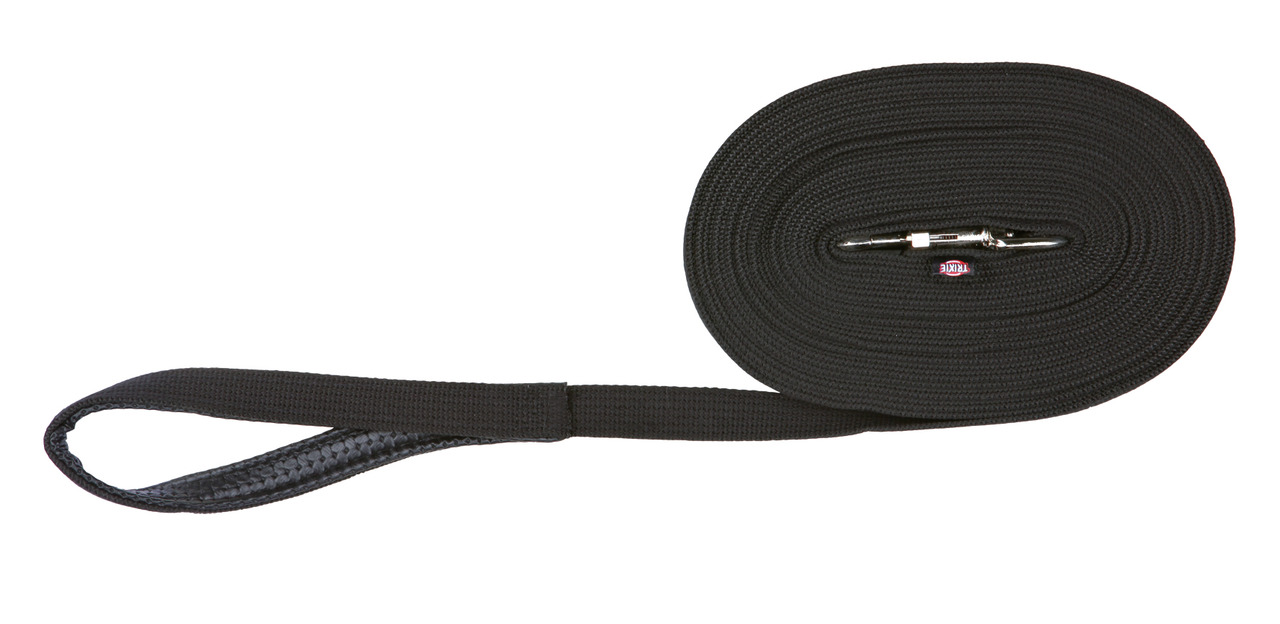 TRIXIE Schleppleine 15m schwarz