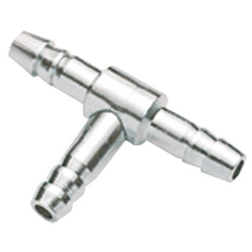 HOBBY Metall-T-Stück, für Aquaristik, verbindet Schläuche, verteilt Luft/Wasser, robust & langlebig, ideal für präzise Steuerung.