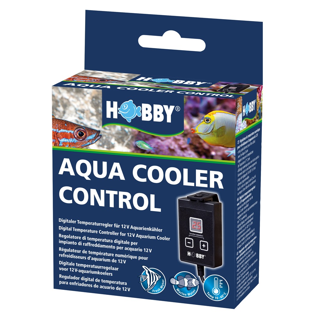 Hobby Aqua Cooler Control Digitaler Temperaturregler für 12 V Aquarienkühler Aquarium Kühlung