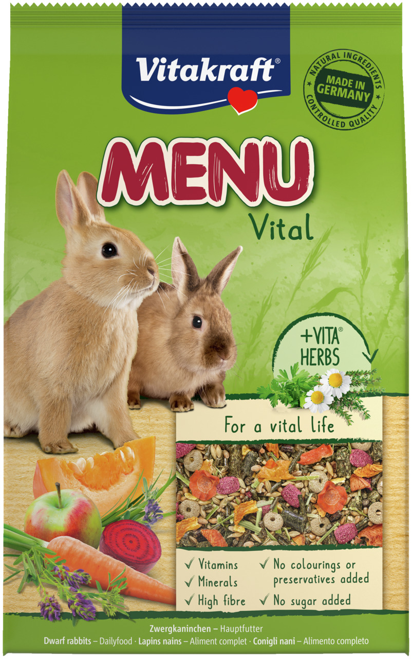 Vitakraft Menü Vital Zwergkaninchen 5 kg