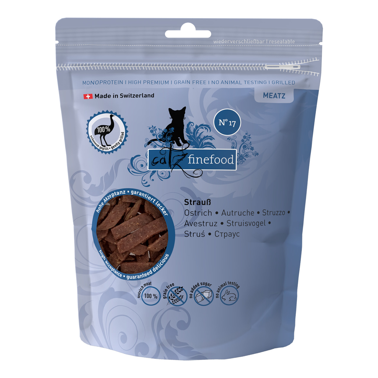 Catz finefood Meatz N°17 Strauss 45 Gramm