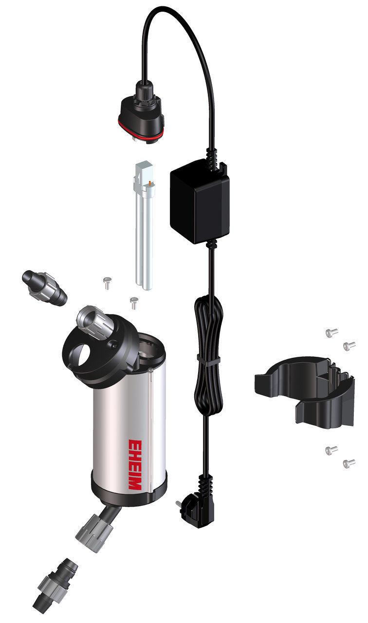EHEIM reeflexUV 800, UV-Klärer für Aquarienbesitzer, effektive Wasserklärung, 800 l-h, inkl. Anschlüsse, Halterungen & Kabel.