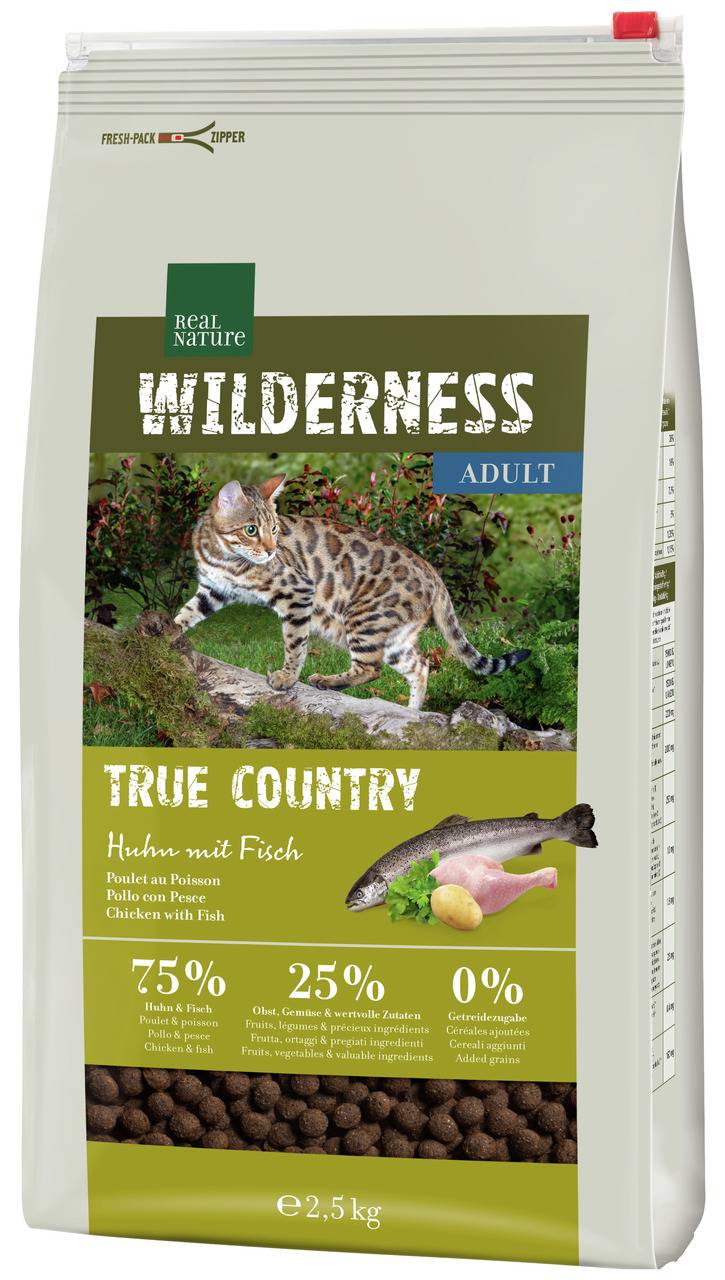 REAL NATURE Wilderness True Country Adult Huhn und Fisch 2,5 kg