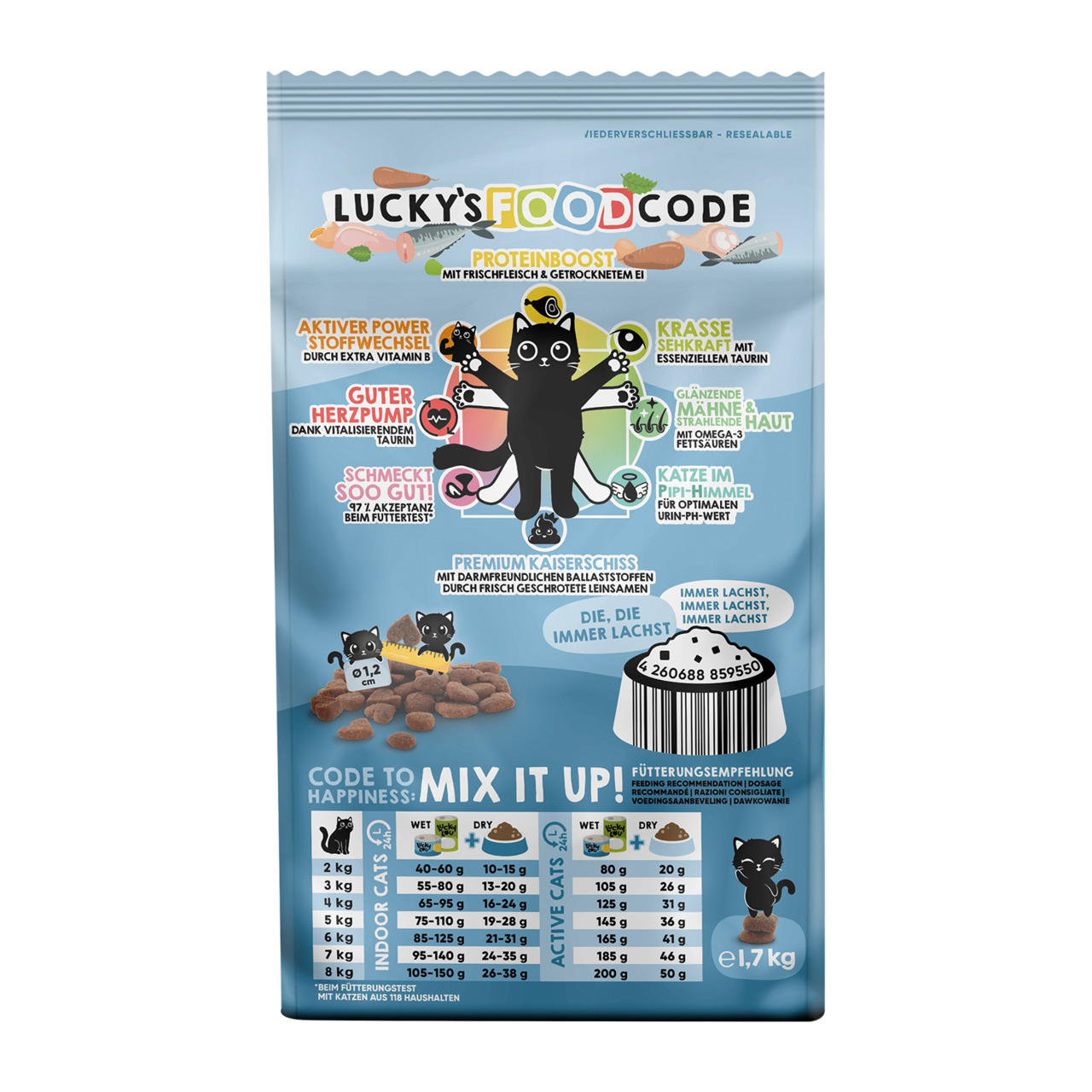 Lucky Lou Adult Geflügel & Lachs 1,7 kg