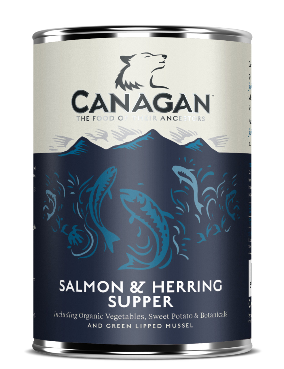 Sparpaket 24 x 400 g Canagan Salmon & Herring Supper Hunde Nassfutter